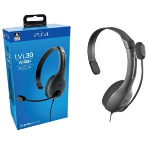 PDP LVL30 Wired Mono Gaming Headset for PlayStation 4 Grey PDP LVL30 Wired Mono Gaming Headset for PlayStation 4 Grey